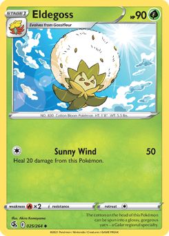 Eldegoss Fusion Strike card