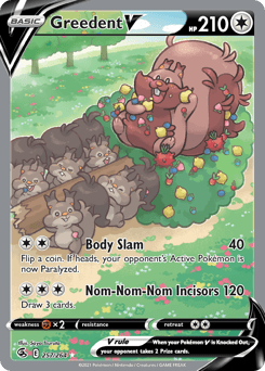 Greedent V Fusion Strike card