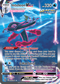Inteleon VMAX Fusion Strike card