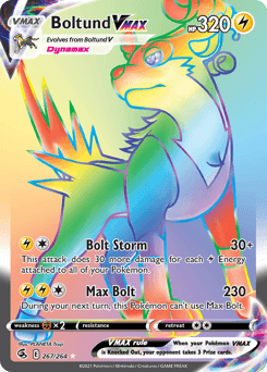 2021 Fusion Strike Boltund VMAX #267