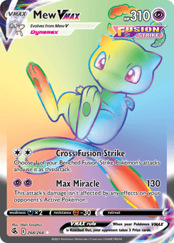 Mew VMAX Fusion Strike card