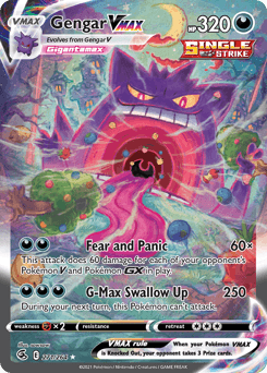 Gengar VMAX Fusion Strike card
