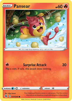2021 Fusion Strike Pansear #37