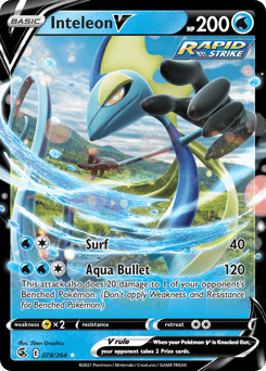 Inteleon V Fusion Strike card