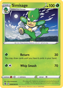 Simisage Fusion Strike card