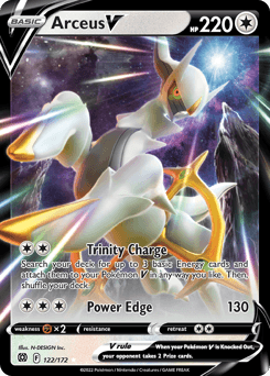 2022 Brilliant Stars Arceus V #122
