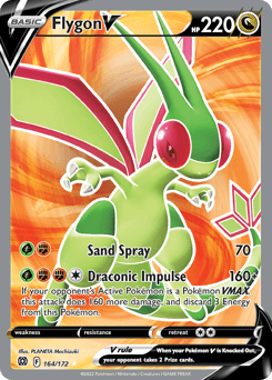 2022 Brilliant Stars Flygon V #164