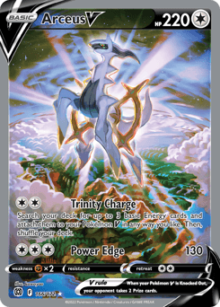 Arceus V Brilliant Stars card