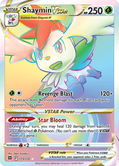 2022 Brilliant Stars Shaymin VSTAR #173