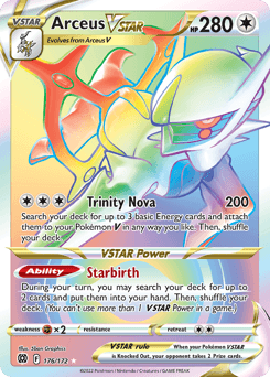 Arceus VSTAR Brilliant Stars card
