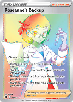 Roseanne's Backup Brilliant Stars card