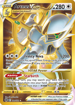 Arceus VSTAR Brilliant Stars card