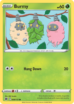 Burmy Brilliant Stars card