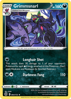 Grimmsnarl Brilliant Stars card