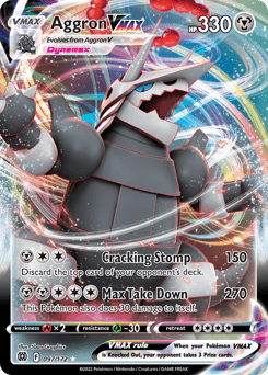 2022 Brilliant Stars Aggron VMAX #97