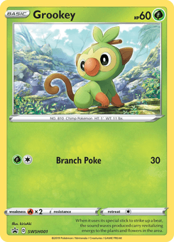 Grookey SWSH Black Star Promos card