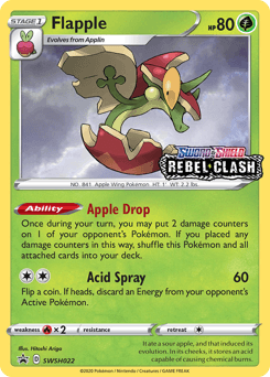 Flapple SWSH Black Star Promos card