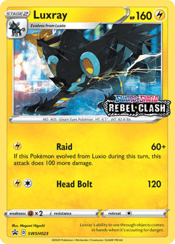Luxray SWSH Black Star Promos card