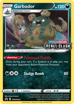 Garbodor SWSH Black Star Promos card