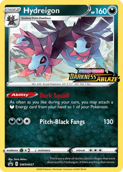Hydreigon SWSH Black Star Promos card