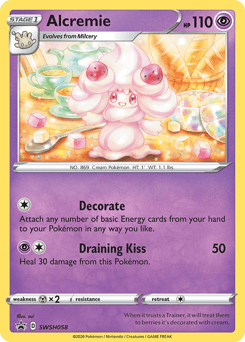 Alcremie SWSH Black Star Promos card