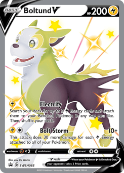 Boltund V SWSH Black Star Promos card