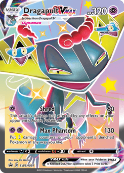 Dragapult VMAX SWSH Black Star Promos card
