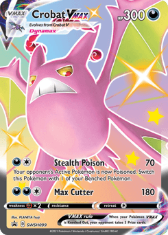 Crobat VMAX SWSH Black Star Promos card