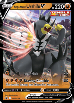 Single Strike Urshifu V SWSH Black Star Promos card