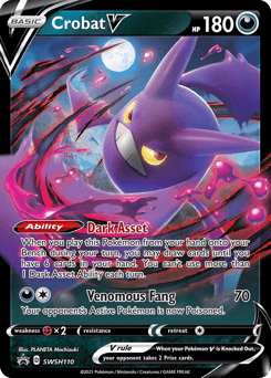 Crobat V SWSH Black Star Promos card