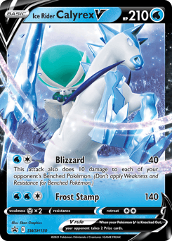 Ice Rider Calyrex V SWSH Black Star Promos card