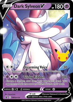 2019 SWSH Black Star Promos Dark Sylveon V #SWSH134