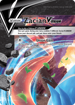 2019 SWSH Black Star Promos Zacian V-UNION #SWSH163