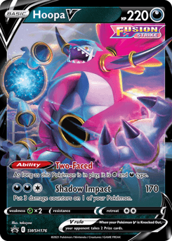 Hoopa V SWSH Black Star Promos card