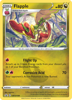 Flapple SWSH Black Star Promos card