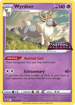 Wyrdeer SWSH Black Star Promos card