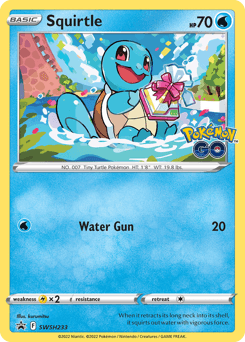 Squirtle SWSH Black Star Promos card