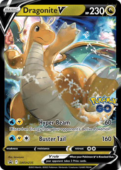 Dragonite V SWSH Black Star Promos card