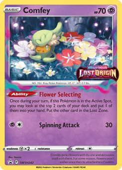 Comfey SWSH Black Star Promos card
