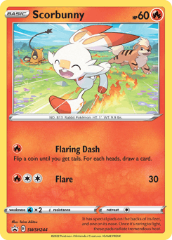 Scorbunny SWSH Black Star Promos card
