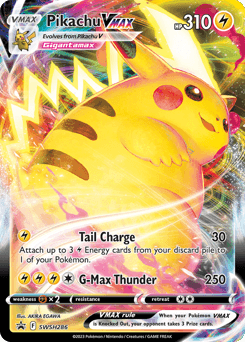 Pikachu VMAX SWSH Black Star Promos card