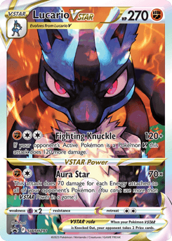 2019 SWSH Black Star Promos Lucario VSTAR #SWSH291