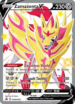 Zamazenta V SWSH Black Star Promos card