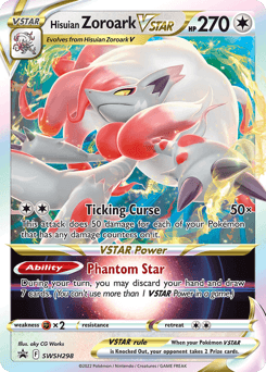Hisuian Zoroark VSTAR SWSH Black Star Promos card