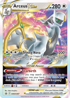 Arceus VSTAR SWSH Black Star Promos card