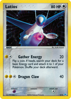 Latios EX Trainer Kit Latios card