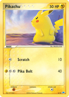 Pikachu EX Trainer Kit Latios card