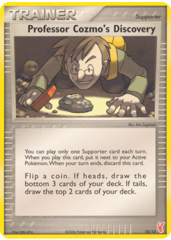 Professor Cozmo's Discovery EX Trainer Kit 2 Plusle card