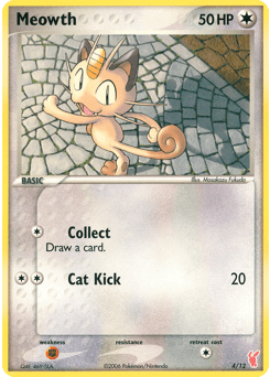 Meowth EX Trainer Kit 2 Plusle card