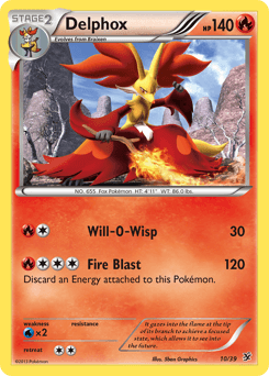 Delphox Kalos Starter Set card